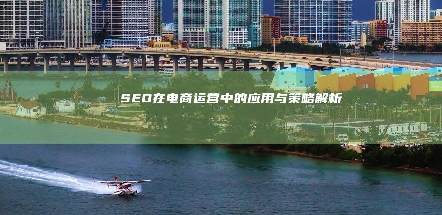 SEO在电商运营中的应用与策略解析